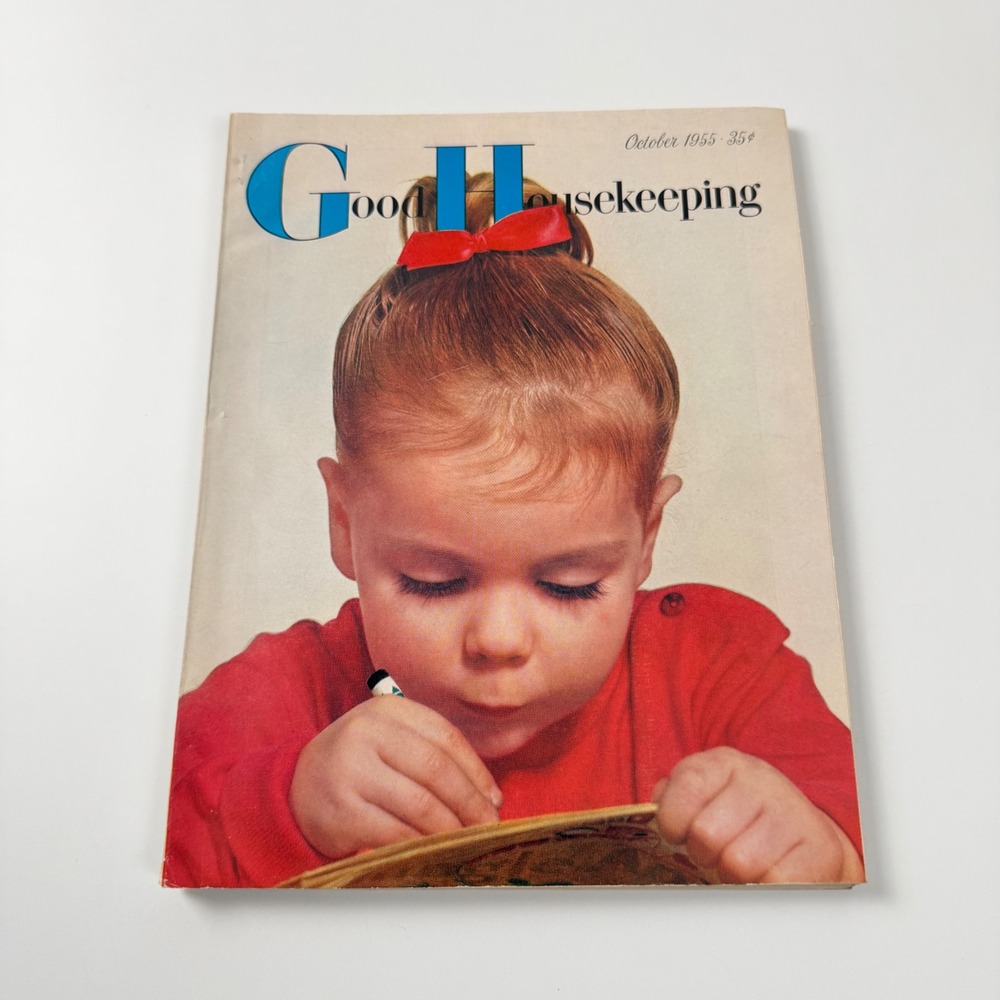 Good Housekeeping Magazine October 1955 Vintage 1950s Ads‎ Mid Century